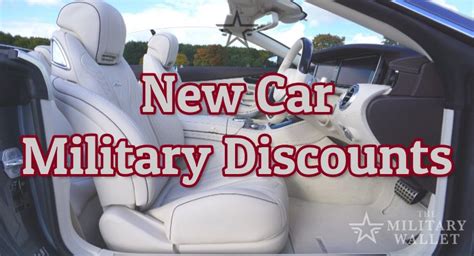 New Car Military Discounts 